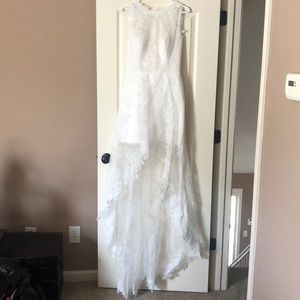 Wedding dress high low